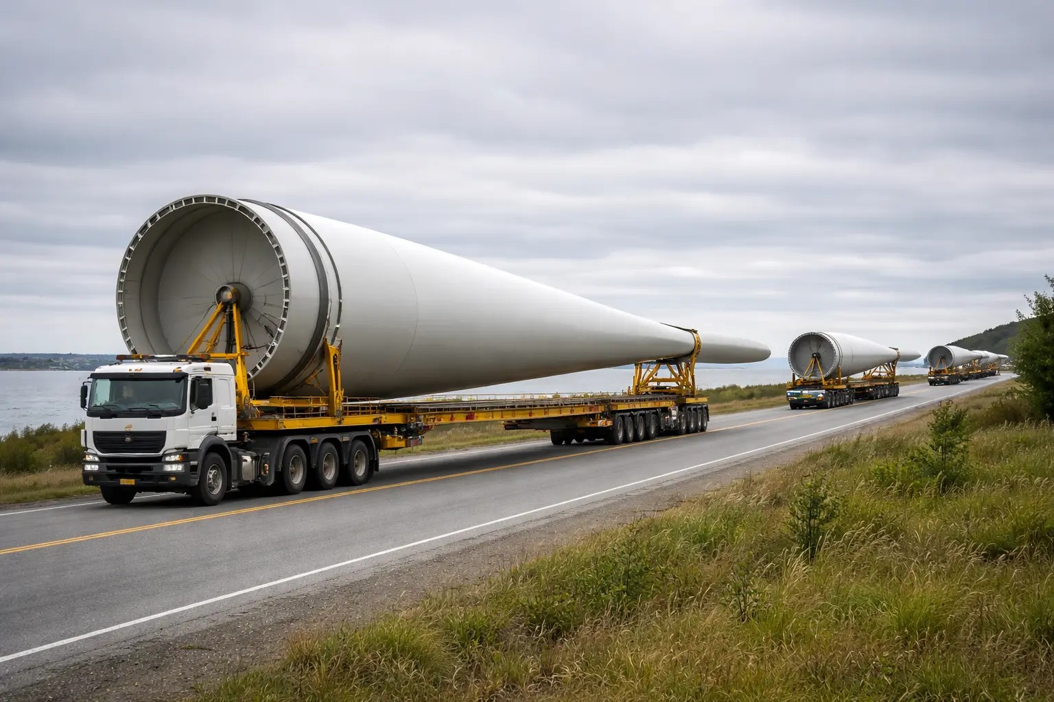 Energy logistics background