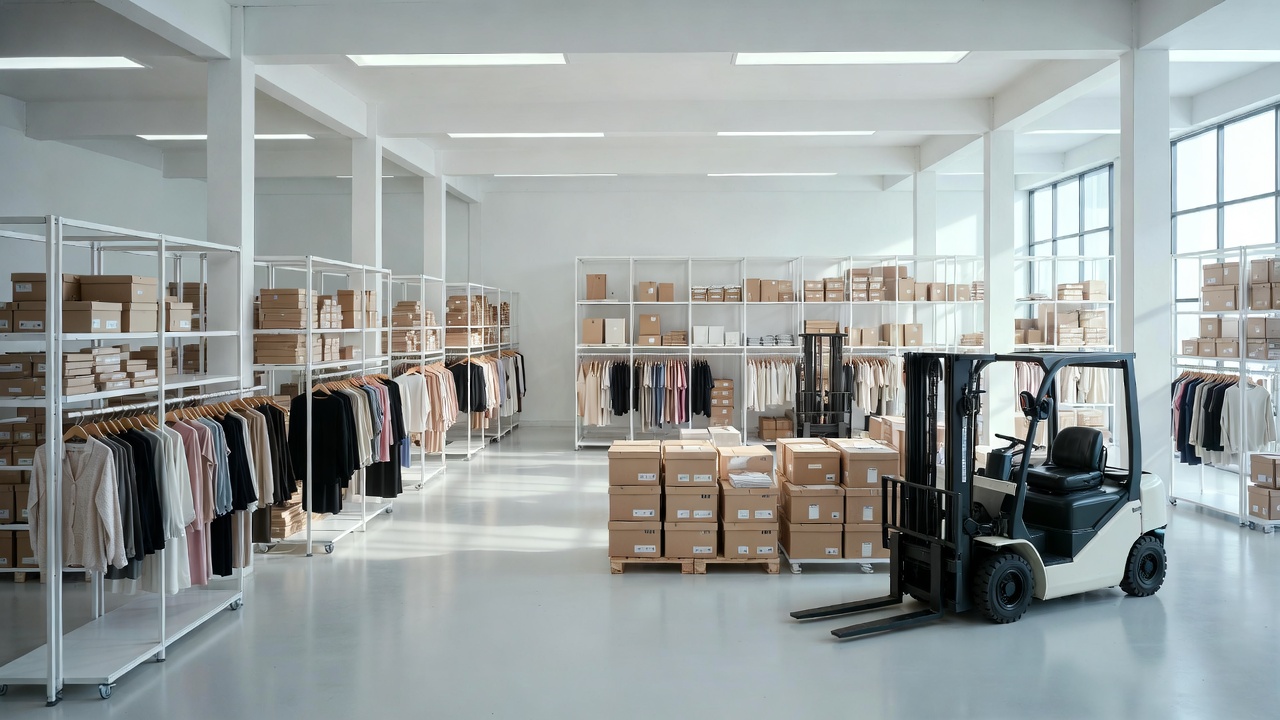 Фон: логистика текстиля