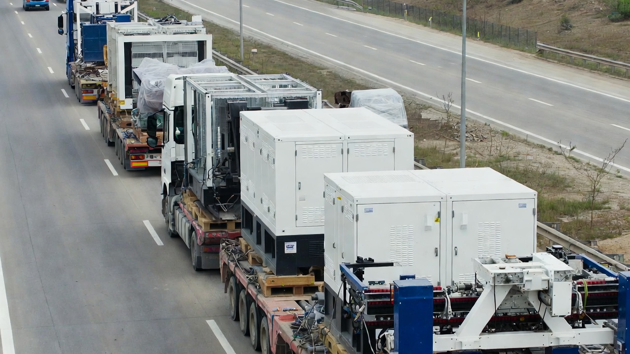 Cross-border industrial transport – international road shipment